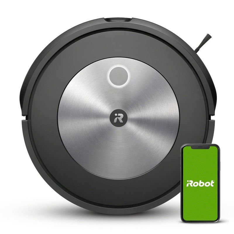 iRobot Roomba j7 Wi-Fi Connected Robot Vacuum with Obstacle Avoidance  - Black - 7150, 1 of 16
