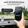iHome 15W Wireless Car Charger Mount, MagSafe Compatible, Dashboard/Vent Mount with Swivel Neck, Silicone Grip, Overheat Protection, Universal - 2 of 4
