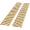0.83 in. x 7.87 ft. x 1 ft. Slat Wood Sound Absorbing Decorative Wall Paneling 2-Pack - 2 of 4