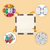 PICASSO-TILES 12 PC Clear Transparent, Magnetic Tiles, Building Blocks, STEM Toys for Kids 3+ - 3 of 4