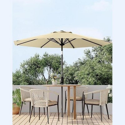 7.5FT Patio Umbrella Outdoor, Table Umbrella, Market Umbrella, Pool Umbrella, 6 Sturdy Ribs UV Protection Waterproof for Garden, Deck, Backyard