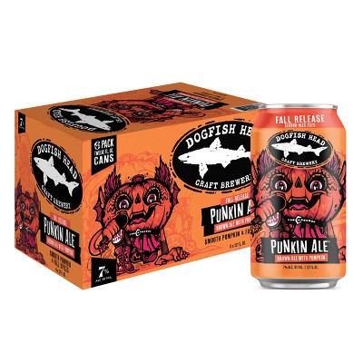 Dogfish Head Punkin Ale Seasonal Beer - 6pk/12 fl oz Cans