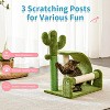 Cactus Scratcher Tree for Indoor Small Cats with Natural Sisal Ropes - 4 of 4