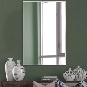 Dovelina Modern Metal Frame Rectangle Decorative Wall Mirror - 1 of 4