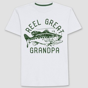 Men's Reel Great Grandpa Short Sleeve T-Shirt - White - 1 of 3
