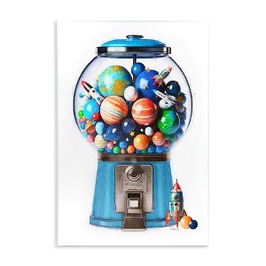 Stupell Industries Outer Space Candy Dispenser Wall Plaque Art - 1 of 4