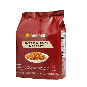 Momofuku X A-Sha Noodles Sweet & Spicy - 5ct/16.75oz - 1 of 4