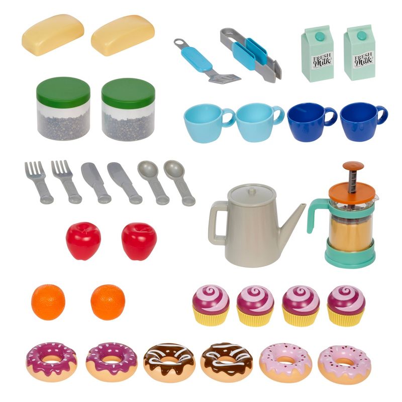 Little Tikes Cafe &#38; Bakery Wooden Pretend Play Kitchen Toy w/ 20pc Accessories for 2 Sided Play, 4 of 11