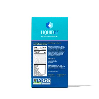 Liquid I.V. Hydration Multiplier Vegan Powder Electrolyte Supplements - Grape - 0.56oz each/10ct_1