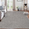Washable Area Rugs, Modern Woven Office Floor Carpet Contemporary Rug, Living Room Rug, Soft Surface, Durable Edge, Non-Slip Backing - 3 of 4