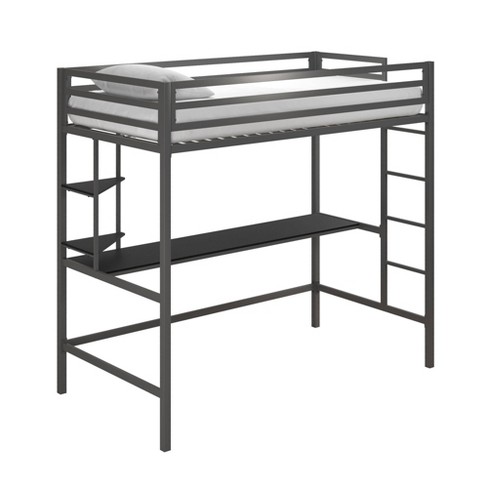 Twin Maxwell Metal Loft Bed With Desk, Target Loft Bunk Beds