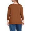 Lands' End Women's 3/4 Sleeve Cotton Supima Tunic - 2 of 3