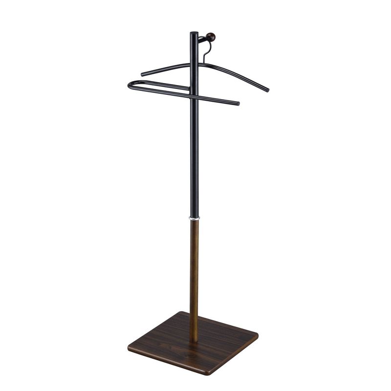 Kumo Freestanding Metal Organizer with Removable Hanger Trouser Bar Valet Stand - Proman Products, 1 of 6