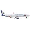 Airbus A321neo Commercial Aircraft "Ural Airlines" White with Blue Tail 1/400 Diecast Model Airplane by GeminiJets - 3 of 3