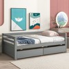 Sleek Grey Daybed featuring Generous Storage Drawers for Multi-Purpose Usage, Built to Withstand Time - image 3 of 4