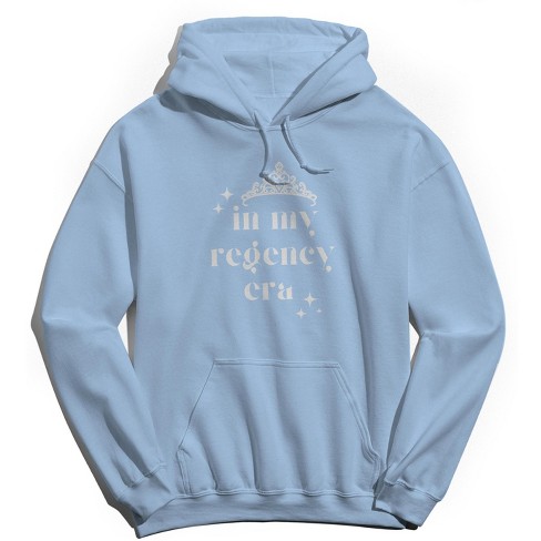 Rerun Island Women's In My Regency Era Long Sleeve Oversized Graphic Cotton Sweatshirt Hoodie - image 1 of 3