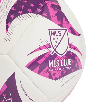Adidas MLS Size 4 Club Sports Soccer Ball - Berry Purple: All Ages, Butyl Bladder, TPU Shell
