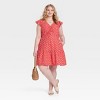 Women's Flutter Short Sleeve Mini Skater Dress - Universal Thread™ - 3 of 3
