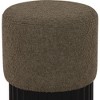 Meridian Furniture,Veranda Boucle Fabric Ottoman/Stool - 4 of 4