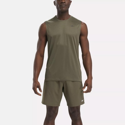 Reebok Training Sleeveless Tech T-shirt M Army Green : Target