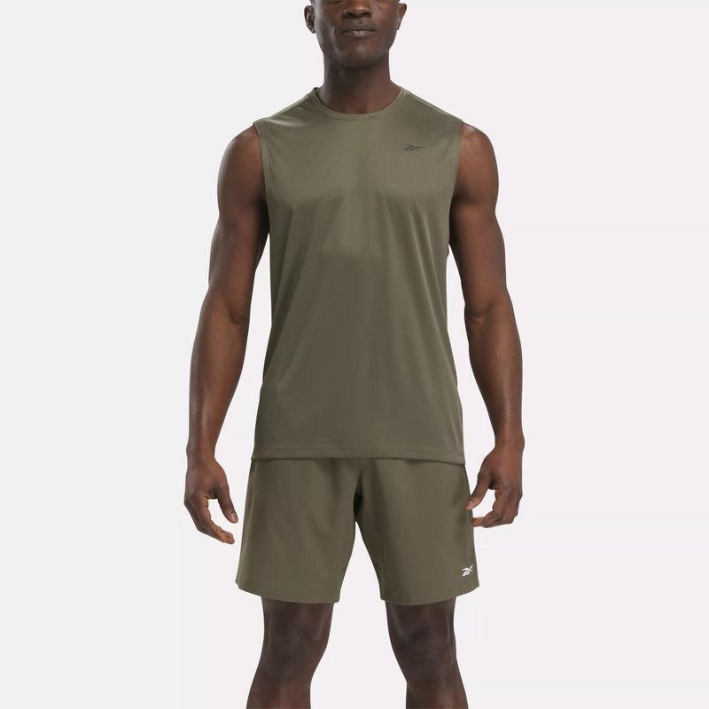 Reebok Training Sleeveless Tech T-Shirt Mens Athletic Tank Tops, 1 of 6