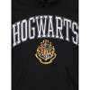 Harry Potter Hogwarts Crest Long Sleeve Black Adult Layered Hoodie - 2 of 4