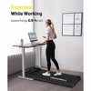 Walking Treadmill Under Desk Portable Walking Pad 265LBS 2.25HP for Home Office, Black - 2 of 4