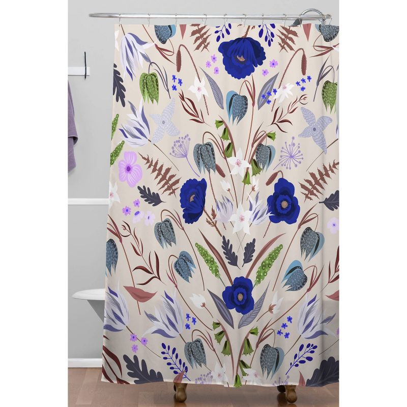 Iveta Abolina Poppy Meadow Shower Curtain - Deny Designs, 3 of 7