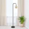 Simple Designs Orb Floor Lamp Black - 4 of 4