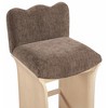 Meridian Furniture,Shaw Chenille Fabric Upholstered Counter Stool - 4 of 4
