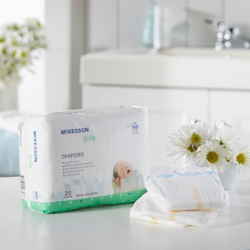 McKesson Baby Diapers for Newborns - Disposable, 0 to 10 lbs, 4 of 5