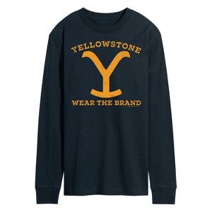 Men's - Yellowstone - Wear The Brand Y Long Sleeve Graphic T-Shirt - 1 of 4