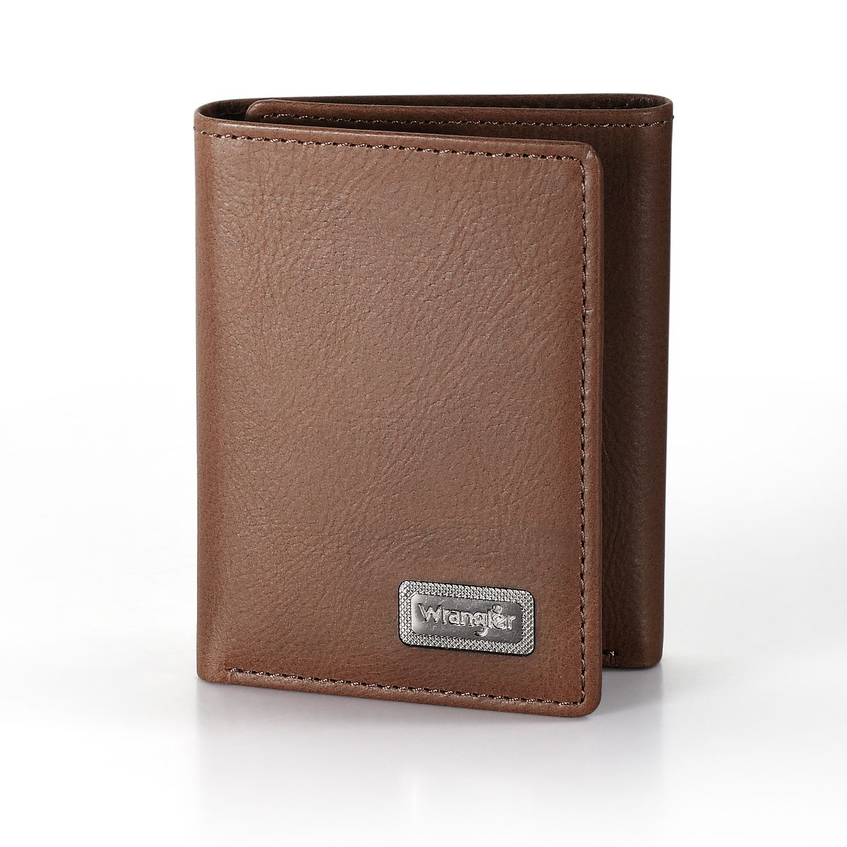 Wrangler Men's RFID Blocking Trifold Pebble Leather Wallet Gift for Dad - thumbnail 7