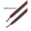 INSPIRE CHIC Athletic Polka Dots Flat Double Layer Shoelaces 2 Pairs - 3 of 4