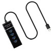USB 3.0 Hub 4-Port Adapter Charger Data Sync Super Speed PC Mac Laptop Desktop - 3 of 4