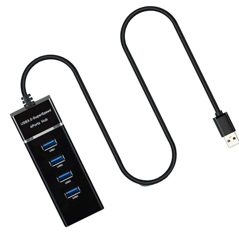 USB 3.0 Hub 4-Port Adapter Charger Data Sync Super Speed PC Mac Laptop Desktop, 3 of 5