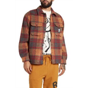 Men's Disruption Flannel Jacket - BURLEBO - 1 of 3