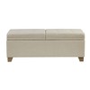 NicBex Ottoman with Storage Bench Storage Organizer Ottoman Soft Close Storage Bench for Entryway Bathroom Bedroom - 3 of 4