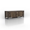 Shash Farmhouse Storage Bench Reclaimed Oak - miBasics - 2 of 4