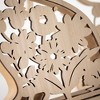 Sullivans 10.5" & 12.25" Laser Cut Botanical Bunnies Set of 2, Brown - 2 of 3