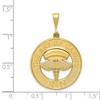 Black Bow Jewelry 14k Yellow Gold The Art of Caring RN Pendant - 4 of 4