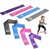 Wikineon Resistance Bands Sealing Elastic Booty Sport Bodybuilding Rubber Band For Fitness Gym Leagues Equipment Sports Mini Yoga,Purple - 4 of 4
