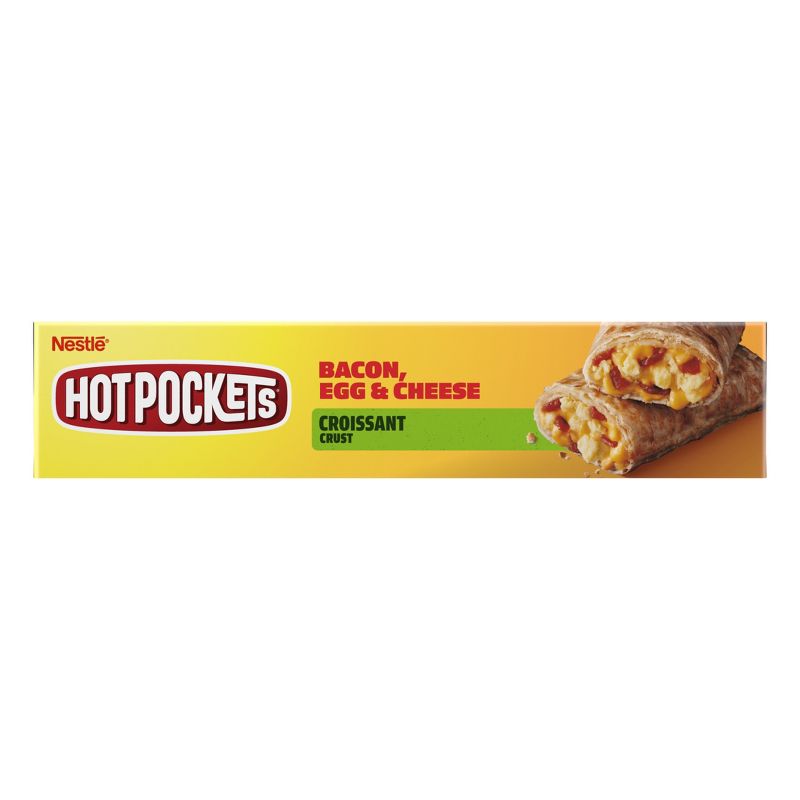 Hot Pockets Applewood Bacon Egg &#38; Cheese Croissant Frozen Crust Sandwiches - 2ct/8.5oz, 5 of 7