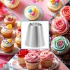 Unique Bargains Piping Tip 304 Stainless Steel Silver Tone 0.98"x1.46"x1.65" 1 Pcs - 2 of 3
