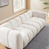 VANOMi 88.98’’ Modern Boucle Upholstered Sofa Couch - 4 of 4