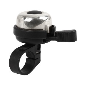Unique Bargains Handlebar Bike Bell Silver Tone 1 Pc - 1 of 3