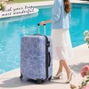 YONWAY 3 Piece Hardshell Luggage Sets, Lightweight Printing Luggage Set,With TSA Lock, PC+ABS Construction And Spinner Wheels - 2 of 4