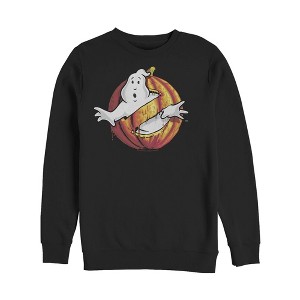 Men's Ghostbusters Halloween Pumpkin Logo Sweatshirt - 1 of 3