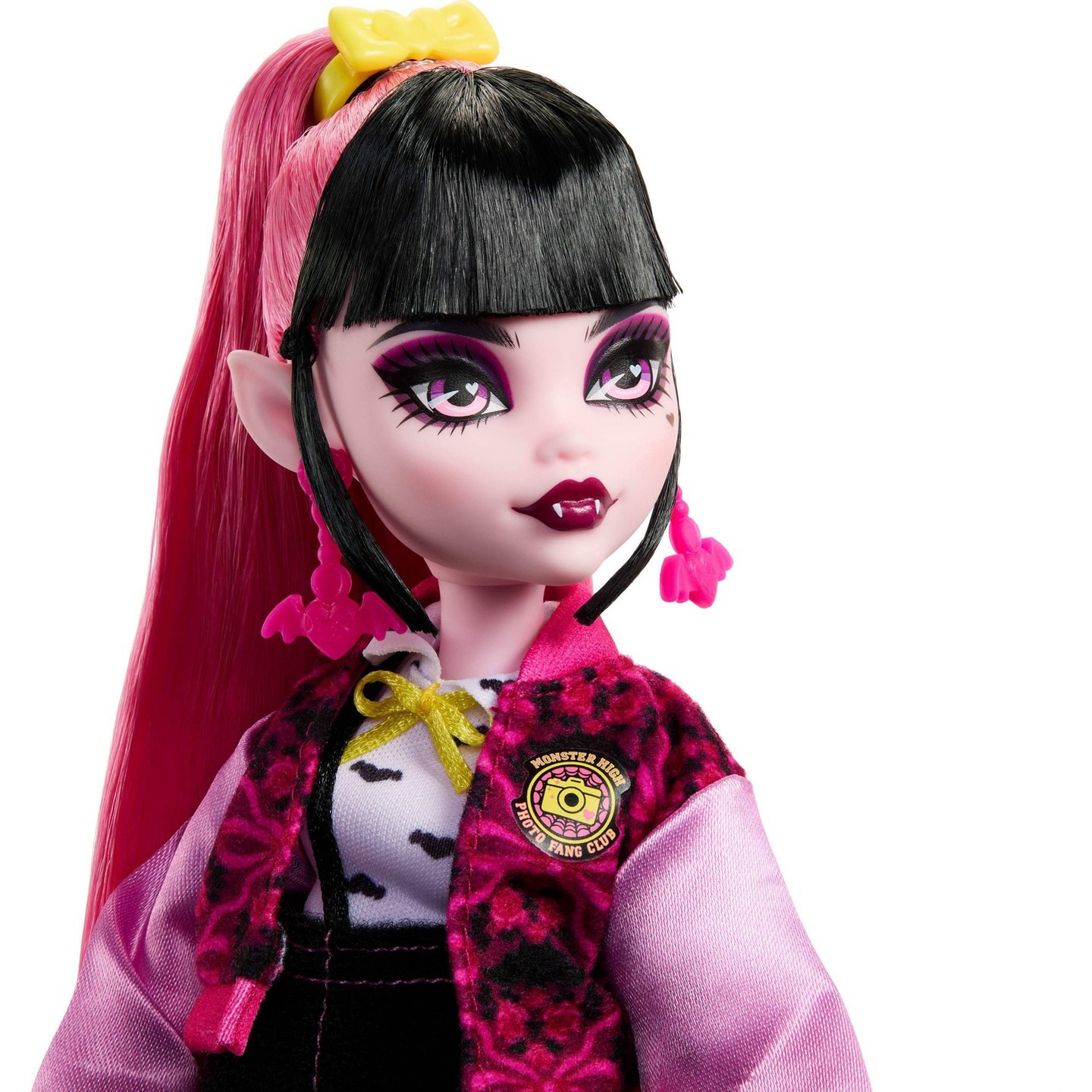 Детская кукла Monster High Fearbook Draculaura Fashion Doll with Yearbook and Photo Fang Club Accessories — фото 2