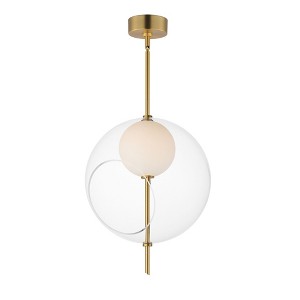 ET2 Lighting Martini 1 - Light Pendant in  Natural Aged Brass - 1 of 3